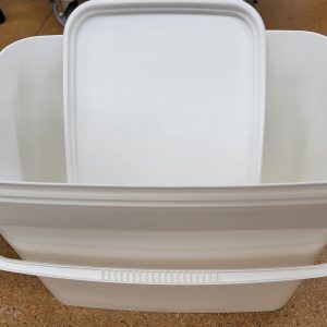 Kunststoffbehälter weiß
