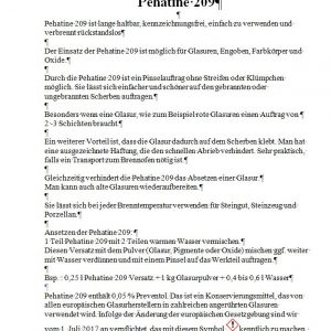 Pehatine 209 Glasuroptimierer