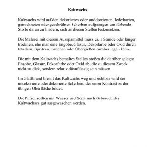 Wachsemulsion